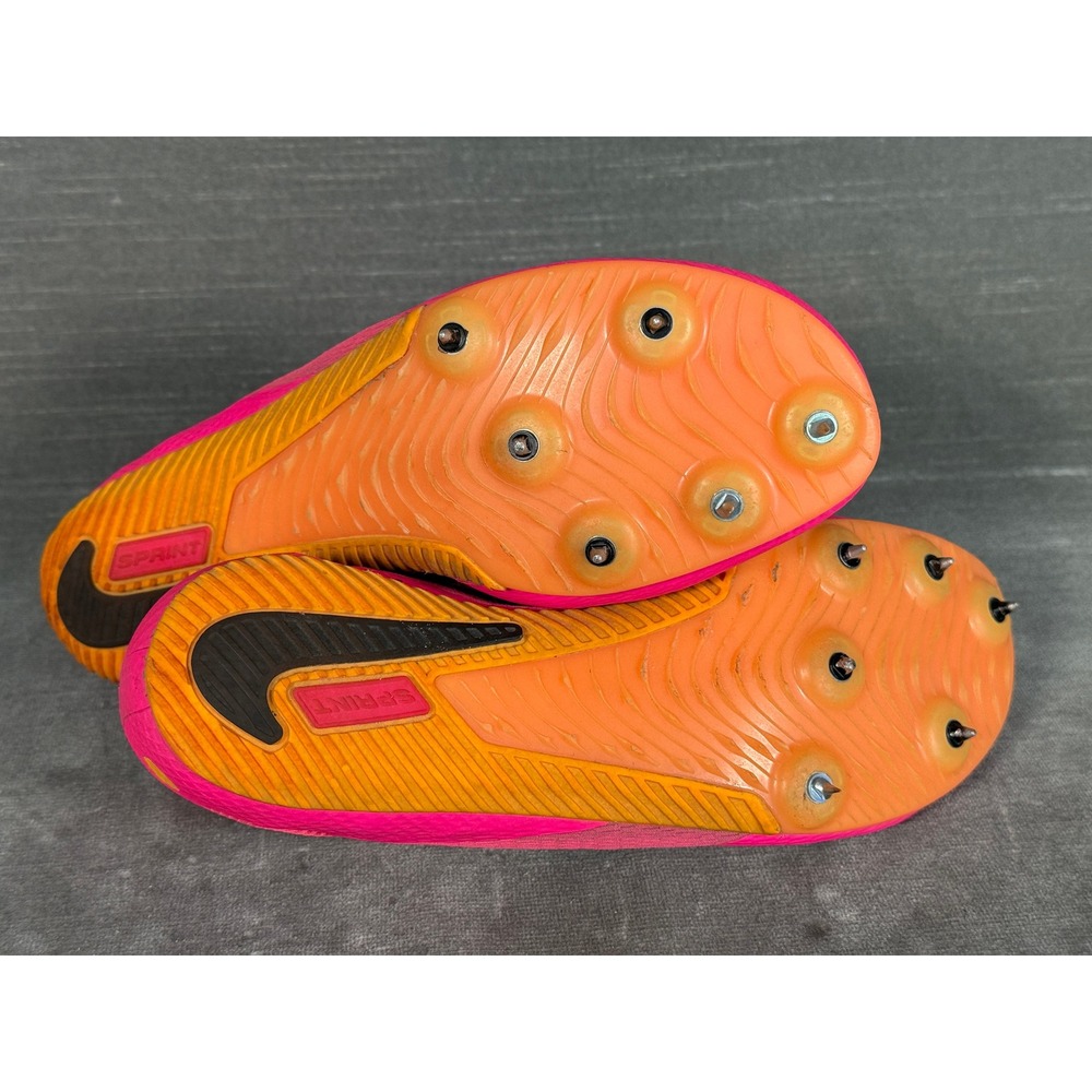 Nike Rival Sprint Track Field Spikes Pink Orange DC8753-600 Mens 6.5 Womens 8 - Picture 8 of 8